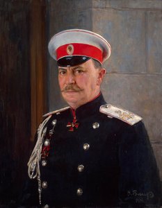 フェリックス・ユスポフ王子（スマロコフ・エルストン伯爵）の肖像」1856-1928年、1914年。 作： Nikolai Nikolaevich Bekker