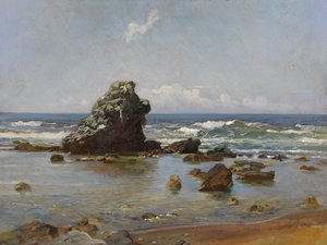 リヴォルノ湾 作： Nikolai Nikolayevich Ge