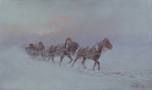 吹雪、1901年 作： Nikolai Nikolayevich Karasin