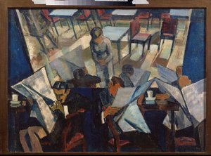 Tsafe (Tsafe) - Peinture de Nikolay Pavlovich Ulyanov (Ulyanov) (1875-1949)、huile sir toile 作： Nikolai Pavlovich Ulyanov