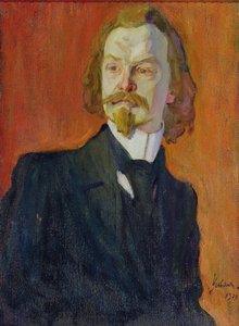 コンスタンティン・バルモントの肖像 作： Nikolai Pavlovich Ulyanov