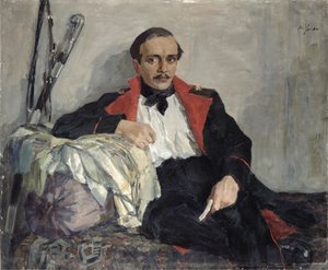 ミハイル・レルモントフの肖像（1814-1841）1941年（キャンバスに油彩）