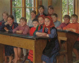 教室 作： Nikolai Petrovich Bogdanov Belsky