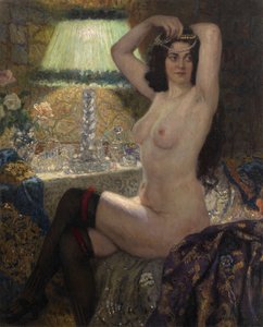 緑のランプ 作： Nikolai Petrovich Bogdanov Belsky