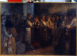 正統派司祭との結婚式 作： Nikolai Petrovich Bogdanov Belsky