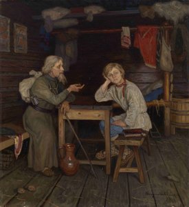 若い僧侶、1889年 作： Nikolai Petrovich Bogdanov Belsky