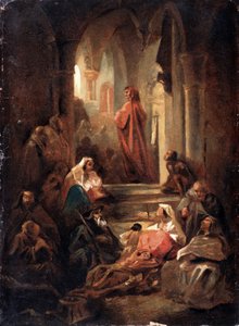 ダンテ・アリギエーリ (1265-1321) の生涯の一場面 (A Scene From the Dante Alighieri