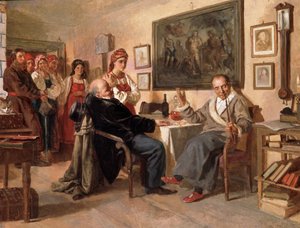 市場。 農奴の売却 作： Nikolai Vasilievich Nevrev