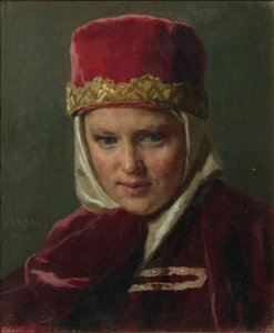 ボヤーの妻、1901年 作： Nikolai Vasilyevich Nevrev