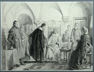 マリア・イワノフナ・クロポワ、皇帝ミハイル・フョードロヴィチの花嫁、1884年 作： Nikolai Vasilyevich Nevrev