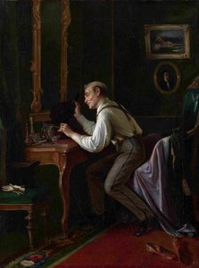 ドレッシングテーブルで、1872年 作： Nikolai Yakovlevich Gribkov