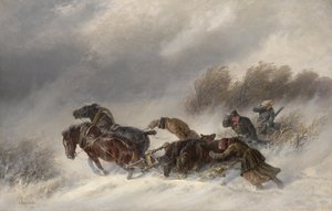 熊狩りからの帰還、1881 作： Nikolai Yegorovich Sverchkov
