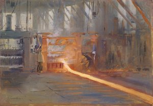 チュソボイの冶金工場で 作： Nikolaj Alekseevich Kasatkin