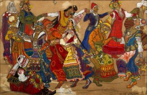 Ibsen、Peer Gynt - Zng。 v。レーリッヒ 作： Nikolai Konstantinowitsch Roerich