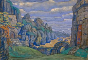 ワグナー、トリスタン- Roerichによる舞台 作： Nikolai Konstantinowitsch Roerich