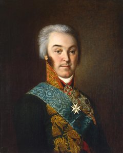 ニコライ伯爵ペトロヴィッチシェレメーチエフ1751-1809、1800年代の肖像 作： Nikolay Ivanovich Argunov