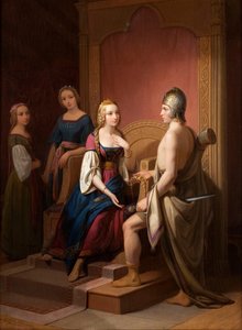 ヘイムダルがブリジンガメンをフレイアに返す（1846年 作： Nils Jakob Blommér