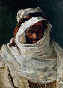 ニーノ・カルネヴァリ（1849年～1912年以降）が描いたアラブ人の頭