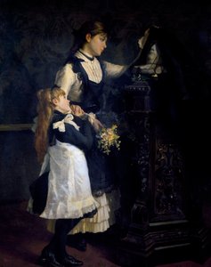 ニノ・カルネヴァーリ（1849-1912年以降）の絵画「オルフェンズ 作： Nino Carnevali