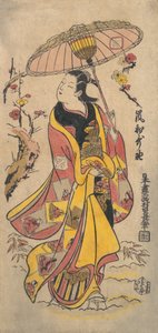 てぇ あｃとｒ 嵐 和歌の、 か。 １７３８。、 か。 １７３８。 作： Nishimura Shigenaga