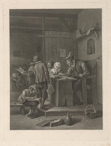 先生と子供たちのいる教室 作： Noach van der Meer (II)