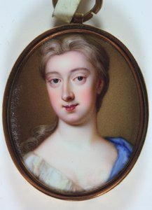 レディ・ヘンリエッタ・キャベンディッシュ・ホレス・ハーレー（金にエナメル 作： Noah or Seeman Abraham (fl.1751) (attr.to) Seaman