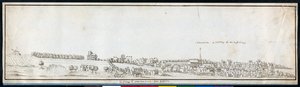 シャロンヌ、1677年頃（紙にペンとインクとウォッシュ