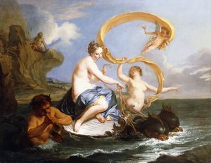 ガラテアの勝利、1727年頃 作： Noel Nicholas Coypel