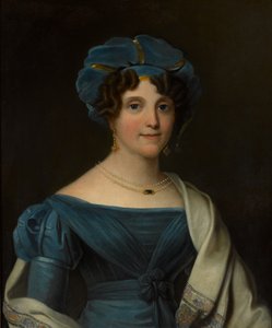 ニコルズ夫人、ジャスパーニコルズKCB少将の妻、1827年頃 作： Noel Norman Carter