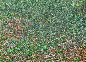 エンジルベット、2023年（リネンに油彩） 作： Noel Paine