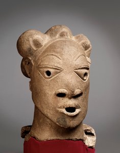 ナイジェリア、レイフィンクラ出身、紀元前500年-紀元200年（テラコッタ） 作： Nok Culture