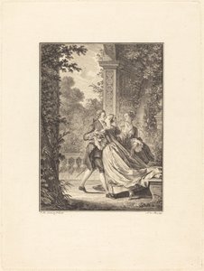 この謎を何も理解することなく 作： Noël Le Mire after Jean Michel Moreau