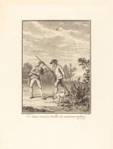 激しい運動は優しい感情を窒息させる 作： Noël Le Mire after Jean Michel Moreau