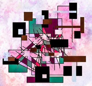 抽象的な形 02 作： Nomi Morina
