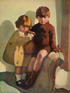 イアンとローズマリー、c1923 作： Norah Neilson Gray