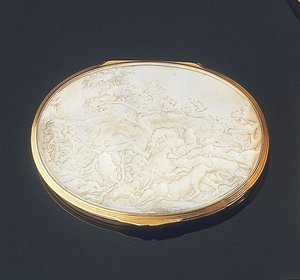 スナッフボックス、アムステルダム、1733年 作： Norbert Heylbrouck