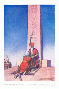 彼は大酋長の膝を握り締めながら前に駆け出した 作： Norman Ault