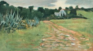 セインツハウスアンドフィールド、タンジール、1885 作： Norman Garstin