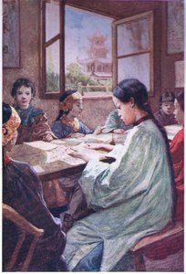 中国の学校c.1900 作： Norman Hardy
