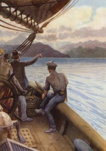 南洋の島々をクルージング（カラーリソ） 作： Norman Hardy