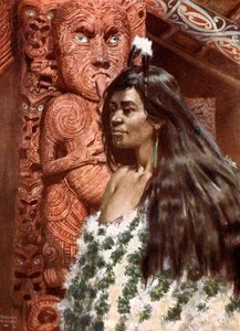 マオリガール：ニュージーランド 作： Norman Hardy
