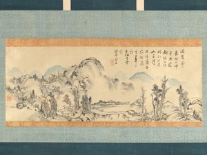 グリーン ピークス、1826 年。 作： Noro Kaiseki