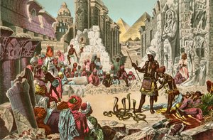 古代エジプトと現代エジプトは対照的 作： North American