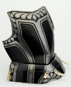 ブレストプレート、c.1580（モダンレザーで塗装されたスチール）