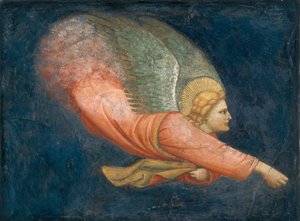 二人の天使。 作： North Italian Painter