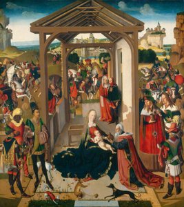 魔術師の崇拝 作： North Netherlandish 15th Century