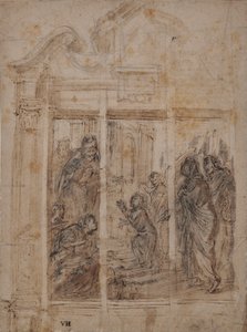 神殿での聖母の奉納 作： Northern Italian School