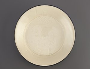 河北省、11世紀初頭から12世紀初頭にかけてのアヒルの装飾が施された食器