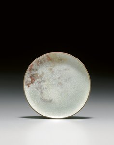希少なルヤオの皿（陶器）（466679、466680も参照 作： Northern Song Dynasty Chinese School