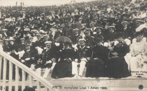 1906年のオリンピック、アテネを見ている政府機関 作： Norwegian Photographer